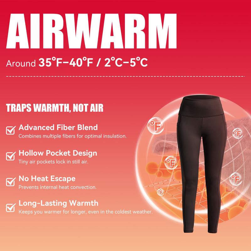 Mauvea™ High Waisted Fleece Leggings