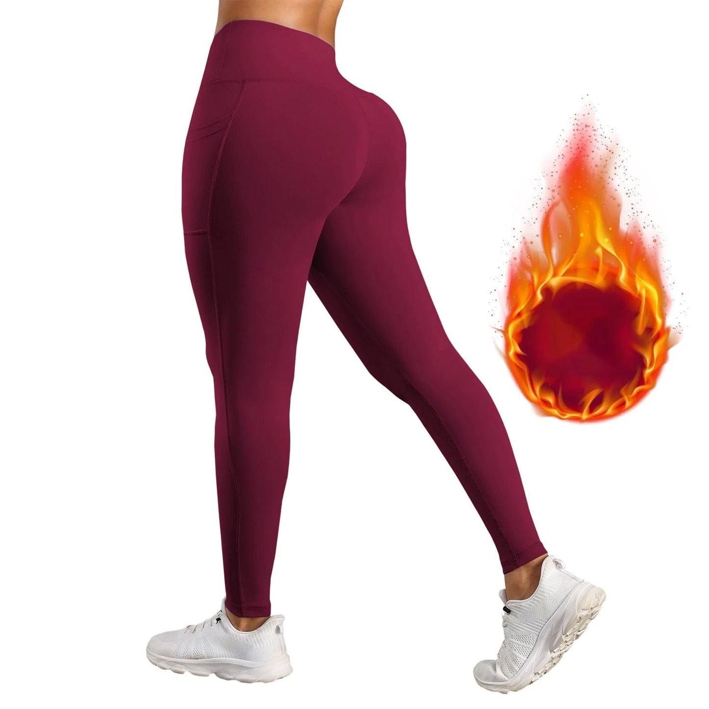 Mauvea™ High Waisted Fleece Leggings